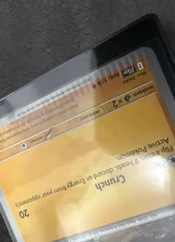 Pokemon TCG Larvitar Journey Together 080 ERROR card Crimp Error - Image 2