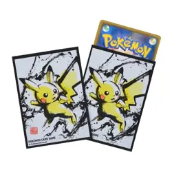 Pokemon Center Original Pokemon Card Game Deck Shield Sumi-e Retsuden Pikachu - Image 1
