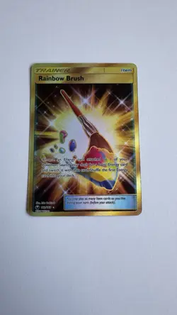 Pokemon Card Rainbow Brush 182/168 Gold S&M Celestial Storm 2018 NM - Image 1