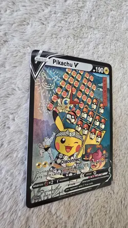 ART CARD ~ Pokemon TCG Pikachu V Victini Machamp Illustration Immersive TEXTURED - Image 5