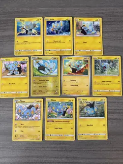Shinx Pokemon Card Collection Lot Of 10 With Reverse Holo - Image 1