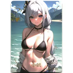 Goddess Story Beautiful Figure Anime Waifu Card Shirogane Noel Hololive SSR-026 - Image 1