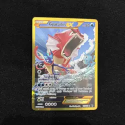 Pokemon Gyarados EX TCG Card Full Art Holo, Secret Rare, XY Breakpoint 123/122 - Image 1