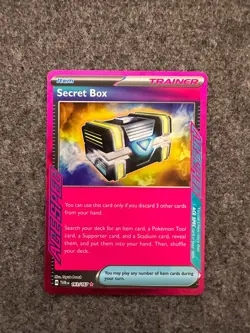 Pokemon TCG Secret Box S&V Twilight Masquerade Holo Ace Spec Rare Card 163/167 - Image 1