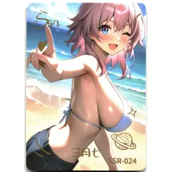 Goddess Story Beautiful Figure Anime Waifu Card March 7th Honkai SSR-024 - Image 1