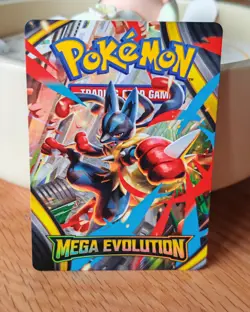 Pokemon TCG | Mega Lucario | Build & Battle Trainer Tips Card | Mega Evolution - Image 1