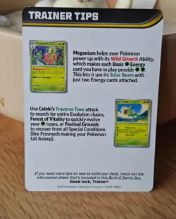 Pokemon TCG | Mega Lucario | Build & Battle Trainer Tips Card | Mega Evolution - Image 2