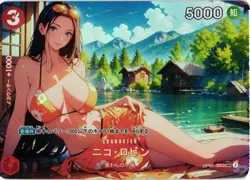 NICO ROBIN ONE PIECE Holographic Custom Art Goddess Story Anime Collectible Card - Image 1