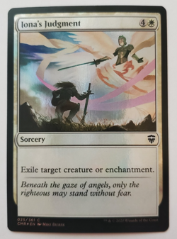 1x Iona's Judgement FOIL Commander Legends MTG Magic the Gathering NM - Image 1