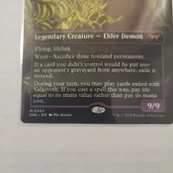 MTG Valgavoth, Terror Eater (352/469) Duskmourn House of Horror NM - Image 3