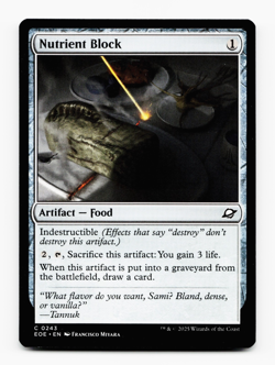Nutrient Block [Edge of Eternities] MTG Magic NM/M - Image 1
