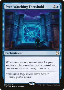 1x - Ever-Watching Threshold - #09 - Commander 2018 - NM MTG - Image 1