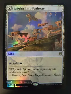 Brightclimb Pathway NM FOIL Zendikar Rising MTG FREE SHIPPING - Image 1