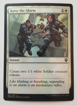 1x Raise the Alarm FOIL Commander Legends MTG Magic the Gathering NM - Image 1