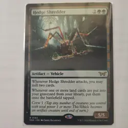 MTG - Hedge Shredder Duskmourn: House of Horror Regular R#0183 - Image 1