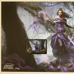 😈 Liliana, Waker of the Dead Kickstarter Print MTG Magali Villeneuve CoA 33/146 - Image 4