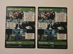 2x Kraven's Last Hunt (BORDERLESS) 0226 Regular Marvel's Spider-Man MTG - Image 1