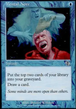 MTG English Mental Note NM Normal Judgment - Image 1