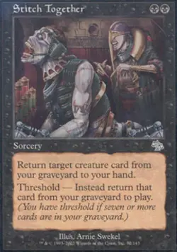 MTG English Stitch Together NM Foil Judgment - Image 1