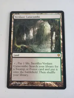 MTG Verdant Catacombs Zendikar Fetch Land Magic The Gathering NM - Image 1