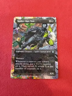 Spider-Man Noir (Borderless) Marvel's Spider-Man Regular SPM 204 Mtg - Image 1