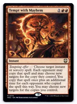 Tempt with Mayhem NM Commander: Modern Horizons 3 0114 MTG Regular - Image 1