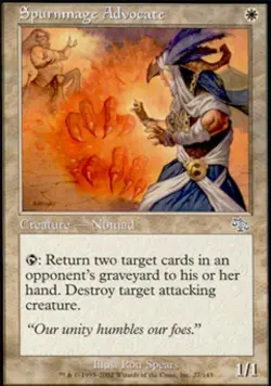 Spurnmage Advocate - Medium Play MTG Judgment - Image 1