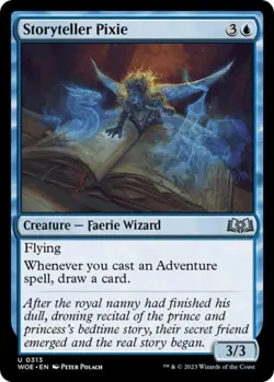 Storyteller Pixie - Near Mint MTG Wilds of Eldraine - Image 1