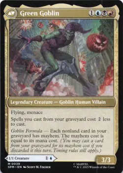 MTG 0039 M - Norman Osborn / Green Goblin - Marvels Spiderman Set - Image 2