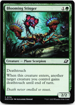 Blooming Stinger (FOIL) - [Edge of Eternities] MTG Magic NM/M 🌳 - Image 3