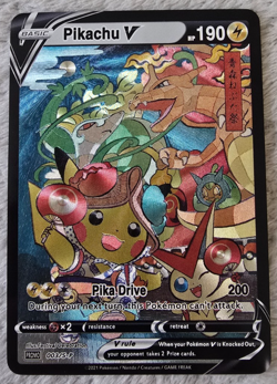ART CARD Pokemon TCG Pikachu V Victini Charizard Illustration Immersive TEXTURED - Image 1