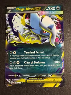 Mega Absol EX 086/132 Pokemon Mega Evolution Base Near Mint - Image 1