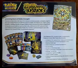 Pokemon Surging Sparks ETB Pokemon Center Exclusive SEALED Elite Trainer Box - Image 3