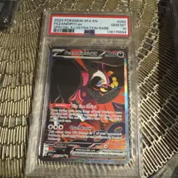 Pokemon TCG Fezandipiti ex 092/064 SIR Shrouded Fable PSA 10 Gem Mint - Image 1