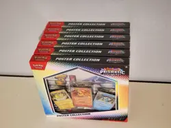 Pokemon TCG Prismatic Evolutions Poster Collection Lot of 6, New and Sealed - Image 1
