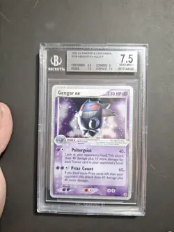Pokemon Gengar Ex 108 holo BGS 7,5 Eng firerede Leafgreen 2004 - Image 1
