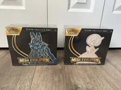 Pokemon Mega Evolutions ETB Set Lucario Gardevoir 2x Factory Sealed - Image 1