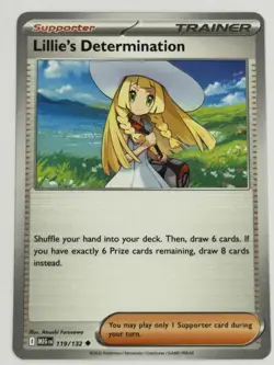 Lillie's Determination - Uncommon ME01: Mega Evolution 119/132 NM Normal Pokemon - Image 1