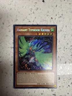 Yugioh! 1x Radiant Typhoon Krosea DOOD-EN015 Secret Rare 1st Ed NM - Image 1