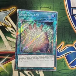 Yugioh! Soul Charge RA04-EN222 Platinum Secret Rare 1st Edition NM - Image 1