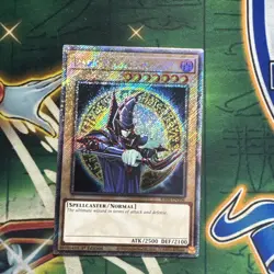 Yugioh! Dark Magician RA04-EN106 9th Art Platinum Secret Rare 1st Edition NM - Image 1
