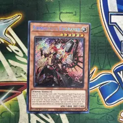 Yugioh! Fiendsmith Engraver RA04-EN049 Secret Rare 1st Edition NM - Image 1