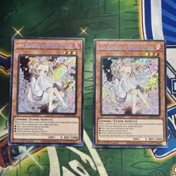 Yugioh! Ash Blossom & Joyous Spring x2 RA04-EN025 Secret Rare 1st Edition NM - Image 1