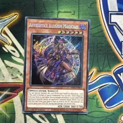 Yugioh! Apprentice Illusion Magician RA04-EN023 Secret Rare 1st Edition NM - Image 1