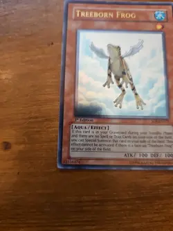 Yugioh! TREEBORN FROG SOI-EN025 Ultimate Rare 1st Edition #3 - Image 3
