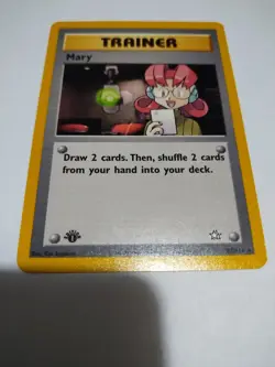 Mint Pokemon Cards Mary 87/111 Rare Neo Genesis 1ST EDITION WOTC - - Image 1