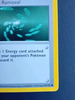 Pokemon Cards: Base Set 1st Edition Common: Energy Removal 92/102 - Image 5