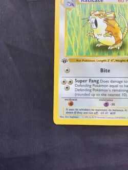 Pokemon Cards: Base Set 1st Edition Uncommon: Raticate 40/102 - Image 5