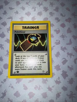 Pokemon Neo Genesis 1st Edition Non-Holo Rare Card 88/111 Pokegear Near Mint - Image 2