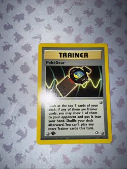 Pokemon Neo Genesis 1st Edition Non-Holo Rare Card 88/111 Pokegear Near Mint - Image 3